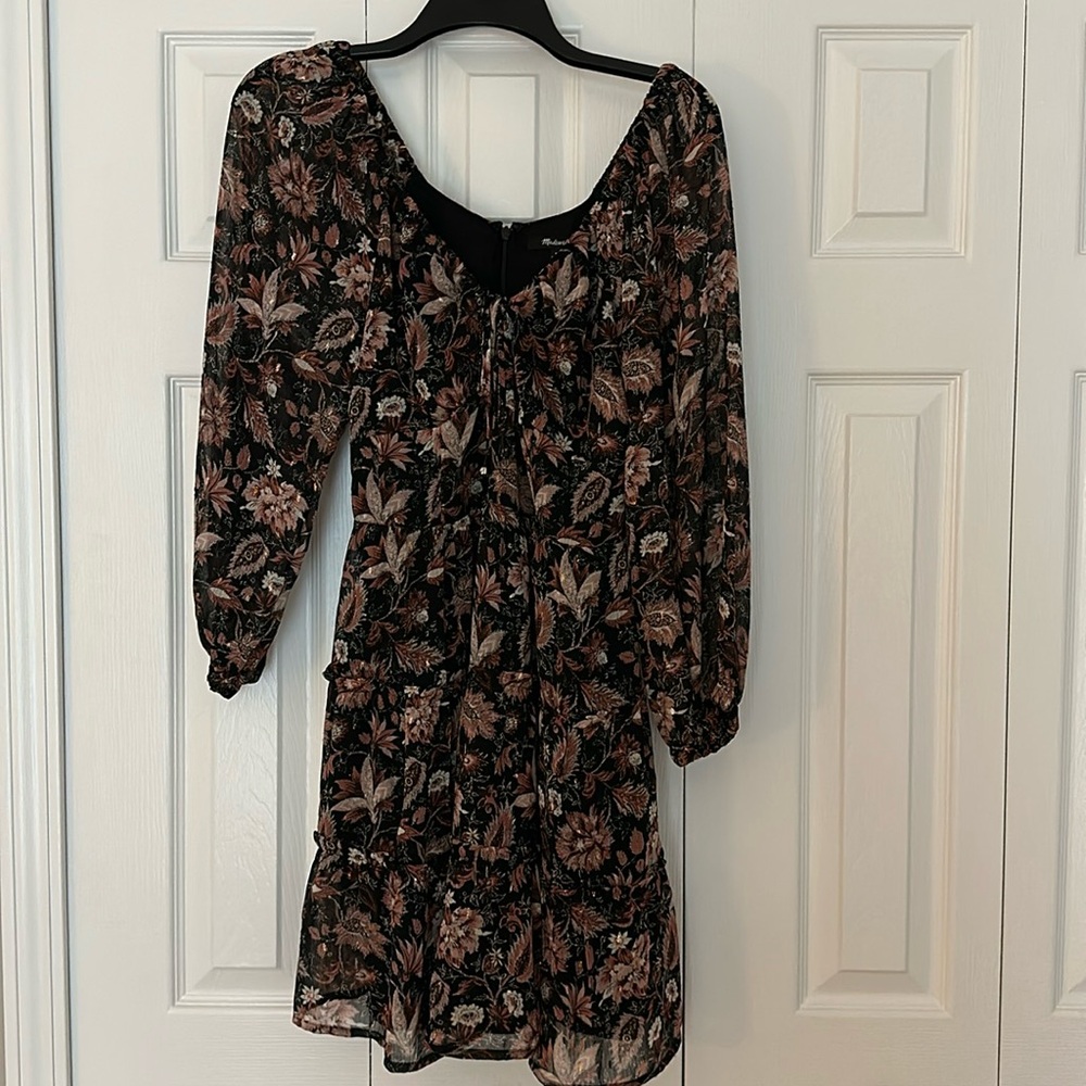 Madewell Amalia Tiered Mini Dress